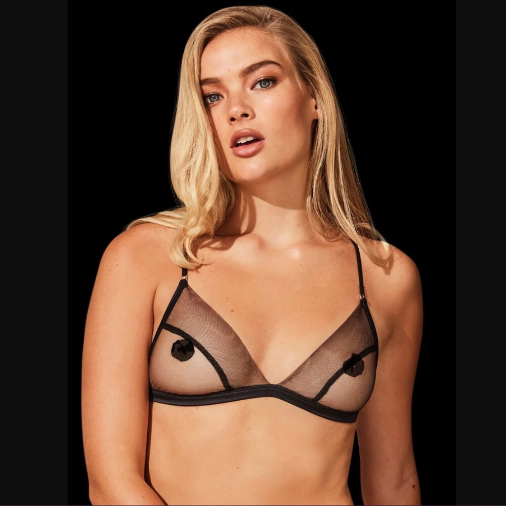 Honey Birdette Nakeds Nero Bralette (NWOT)